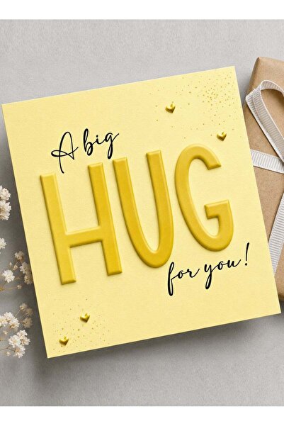 Generic Big Hug Greeting Card, Caring Message for Friends and Loved Ones, 15 ...
