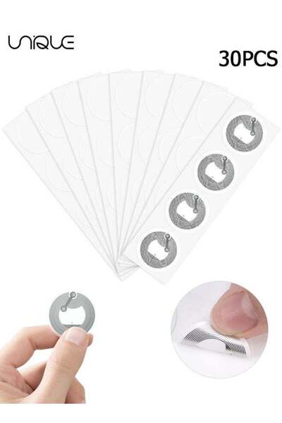 Generic 30 PCS NFC Tags - NTAG215 NFC Stickers - Round NFC Sticker - Self-adh...