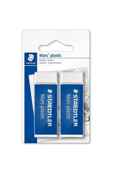 Generic 2-Piece Mars Plastic Big Eraser