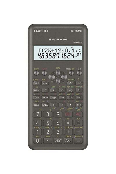 Generic FX-100MS-2 MS Series Dot Matrix Display Scientific Calculator Black