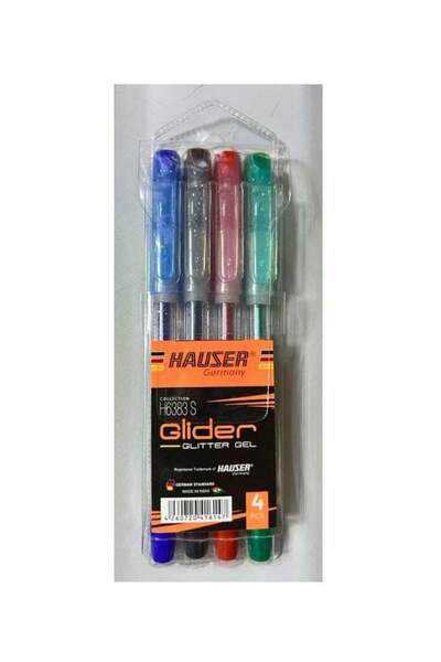 Generic Glider Glitter Gel Pen Pack Of 4