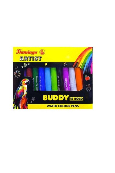 Generic 12 Piece Buddy Water Color Pens Multicolor