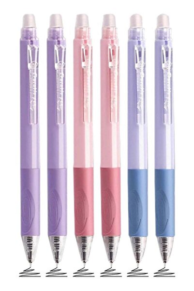 Generic 6Pcs Cute Erasable Pens, 0.5mm Fine Point Smooth Writing Gel Pens wit...