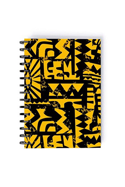 Generic Spiral A5 Notebook Yellow Pattern TV Series Stranger Things Netflix