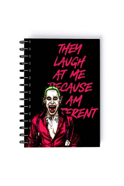 Generic Spiral A5 Notebook Joker Comic Book Series Neon Aesthetic Laugh at me...