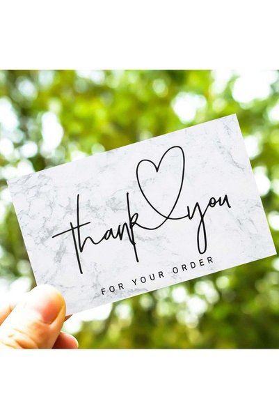 Generic Watercolor Thank You Cards - 60 Pack Multipack with Blank Inside - Cu...