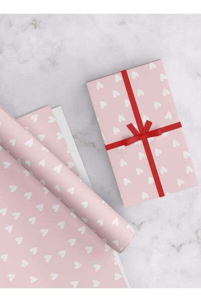 Generic Hearts Wrapping Paper, 6 Sheets