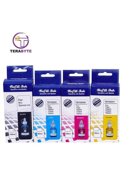 Generic BT6000 BT5000 Ink for Brother Ink Tank 4-Color (Black Cyan Magenta Ye...