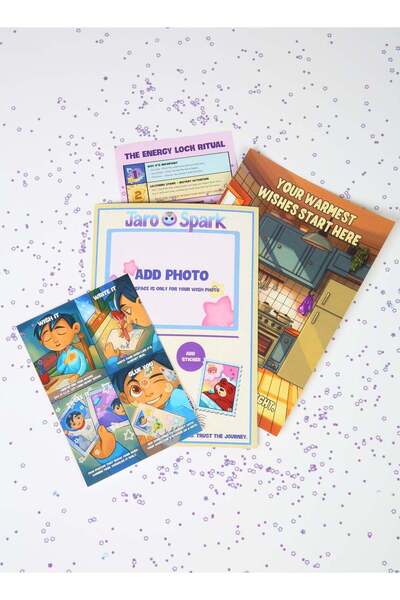 Generic Jaro Spark Wish Postcard 5 – With Envelope & Writing Guide