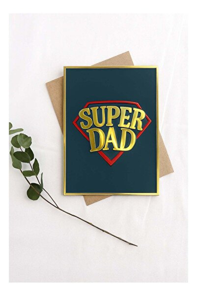 Generic Share the Love Super Dad Greeting Card – A5 (21 x 14.8 cm) Father's D...
