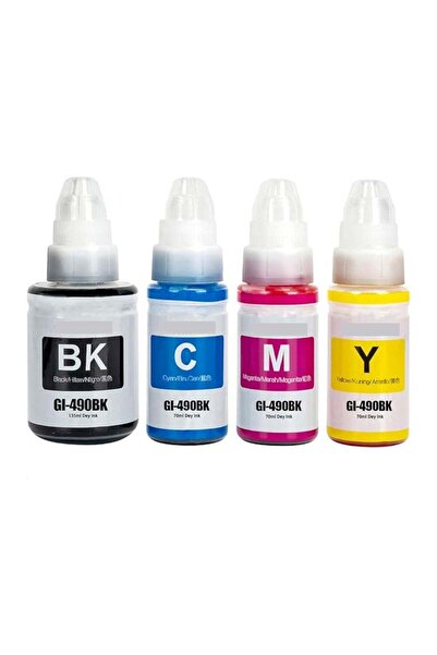 Generic GI-490 Ink Compatible with Printer for PIXMA G3400, G2400, G1400, G44...