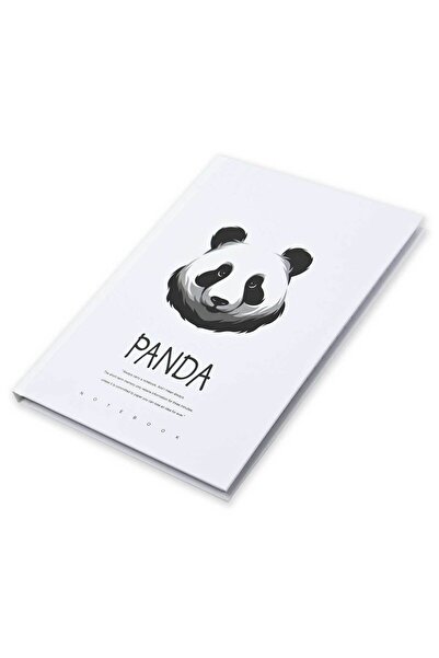 Generic FIS Pack Of 5 Hard Cover Notebook, 96 Sheets A4 Panda Design 7 -FSNBH...