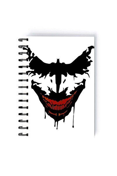 Generic Spiral A5 Notebook Comic Book Series Neon Aesthetic Smile Joker