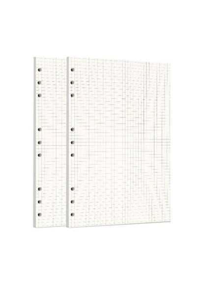Generic Zelten 2 Pack B5 90 Sheets/180 Pages Squared Loose Leaf Punched Paper...