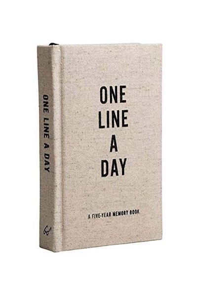 Generic Canvas One Line A Day Notepad