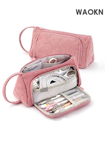 Generic Pencil Case Storage Pouch Marker Simple Stationery Bag Holder, Canvas...