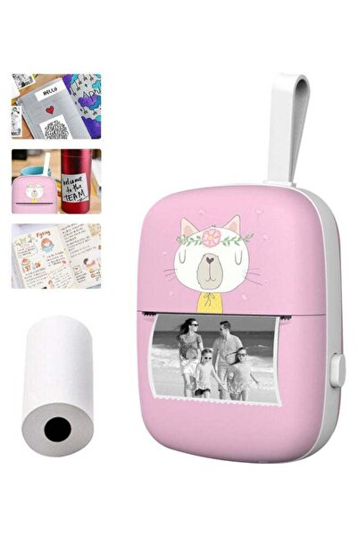 Generic Mini Portable Mobile Pocket Photo Printer Pink