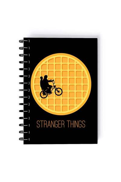 Generic Eleven Stranger Things Printed Spiral A5 Notebook Black/Red/White