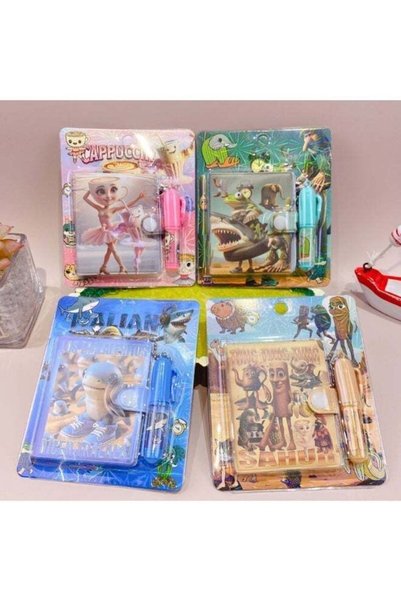 Generic portable mini note book and pen for kids