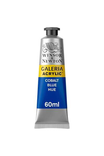 Generic Galeria Acrylic Colour Paint Tube 60ml Content Cobalt Light Blue Hue