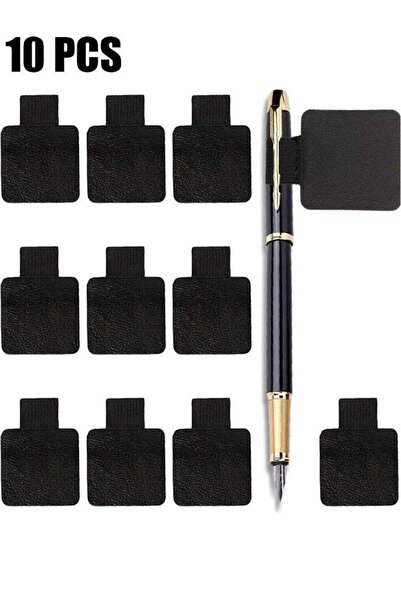 Generic 10 Pcs Pen Holder for Notebook, Pen Loop Holder Set for Notebooks Cal...