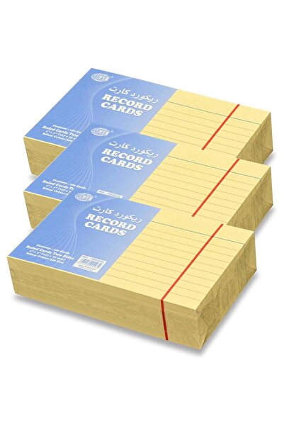 Generic FIS® Ruled Record Cards or Index Cards, Size:5"x3" Inches (127x76mm),...