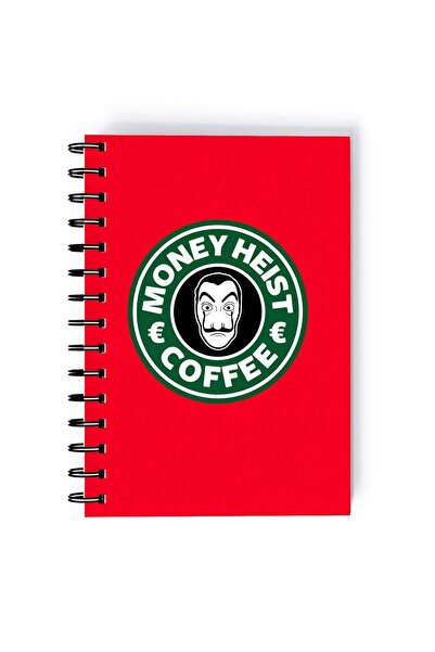 Generic Spiral A5 Notebook La Casa De Papel Netflix Money Heist Starbucks Coffee