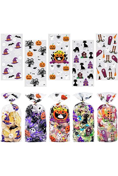 Generic Halloween Cellophane Therapy Bag Plastic Candy Bag Clear Therapy Bag ...