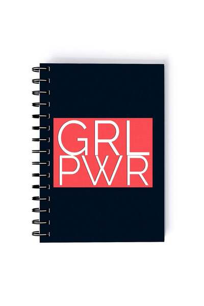 Generic Spiral A5 Notebook Inspirational Quote Motivations Girl Power Pink Ae...