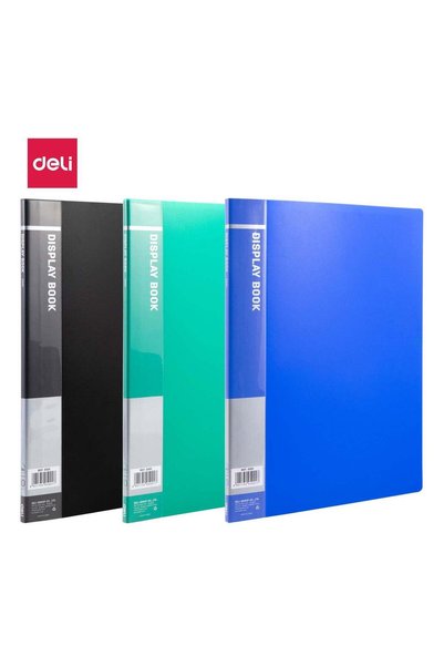 Generic Deli Display Book 1 piece - A4, 10 Pockets, Assorted Colors, E5001