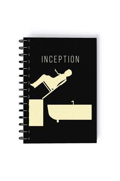 Generic Spiral A5 Notebook Inception Printed Mousepad Brown/Beige Aesthetics