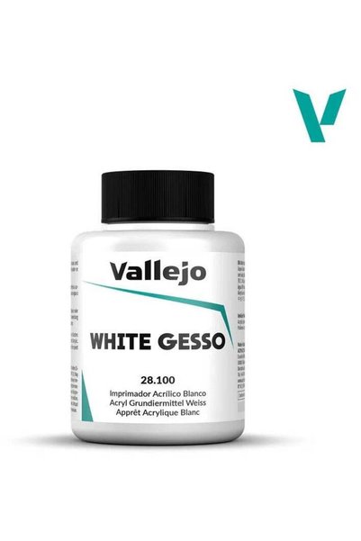 Generic White Gesso 85ml – Professional Acrylic Primer for Canvas & Paper -(2...