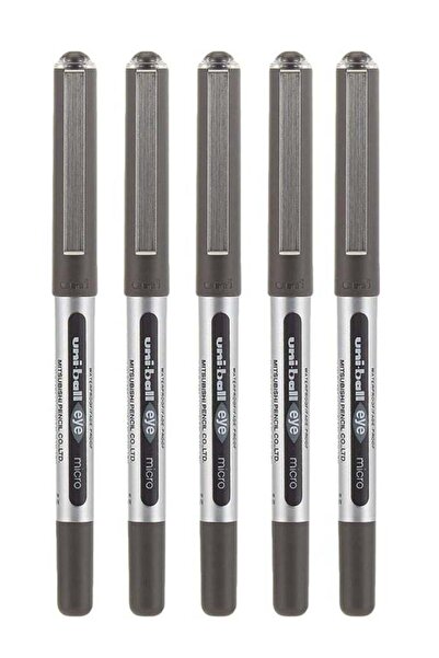 Generic Uni-Ball Eye Micro Ub-150 Rollerball Pens - Black, Pack Of 5