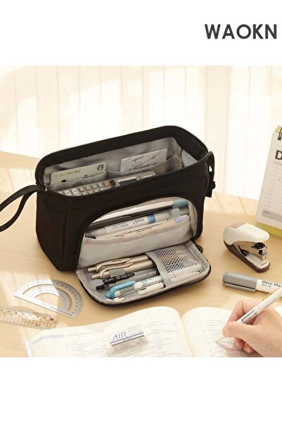 Generic Premium Large Capacity Pencil Case – Extra Spacious Multi-Compartment...