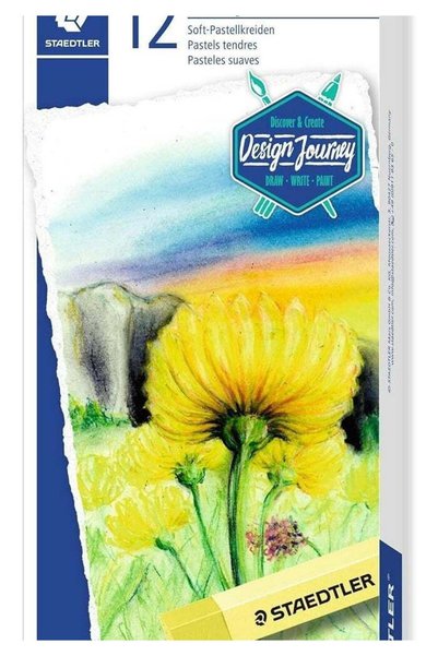 Generic Staedtler Karat Premium Quality Soft Pastel Chalks Set of 12 Colors i...