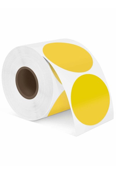 Generic Thermal Sticker Labels, 5cm Pink Self-Adhesive Round Direct Multi-Pur...