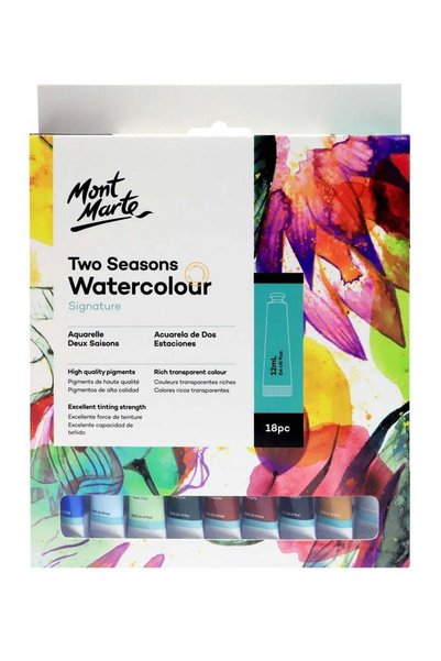 Generic 18-Piece Two Seasons Watercolour Paints 12ml Content