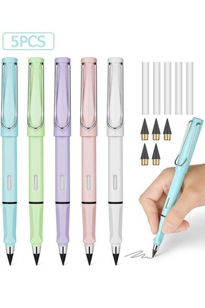 Generic Inkless Eternal Pencils - 5 Pcs Reusable Inkless Pencil No Sharpen Pe...