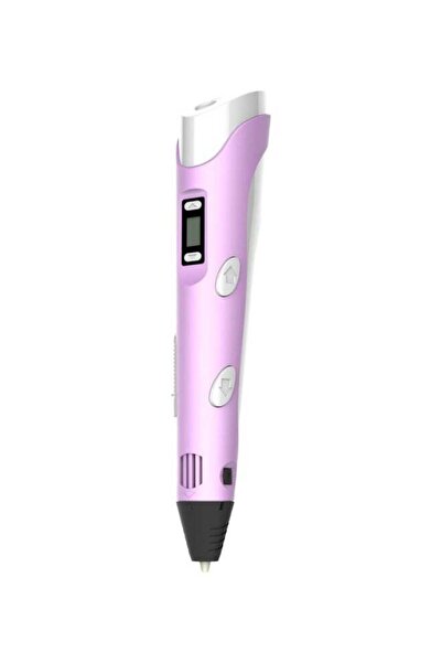 Generic 3D Printing Pen Pink/Silver/Grey