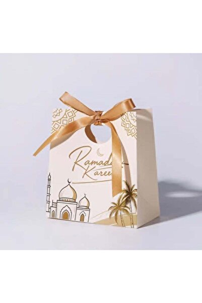Generic Mini Ramadan Gift Bags with Ribbon – Paper Favor Bags for Eid Al-Fitr...