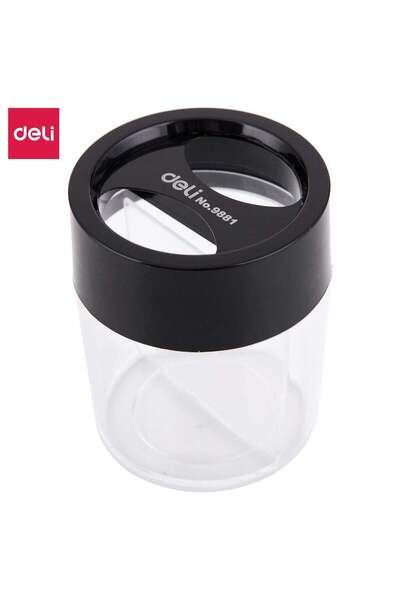 Generic Deli E9881 Clip Dispenser, Magnetic Top, 2 Compartments, Transparent,...