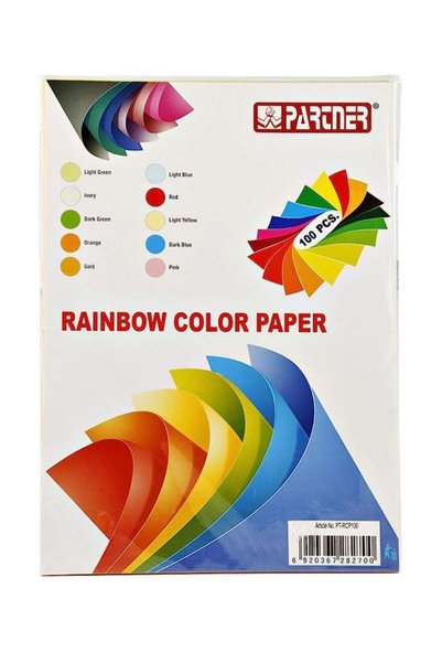 Generic Partner Photo Copy Rainbow Color Paper