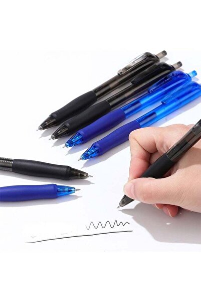 Generic writing pen Blue 5, black 5, press type signature pen, business offic...