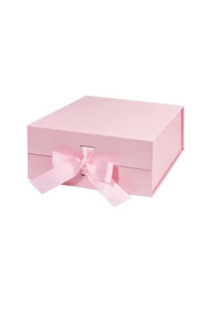 Generic Large Pink Gift Box with Magnetic Lid, 1.2in Thick Cardboard, Foldabl...