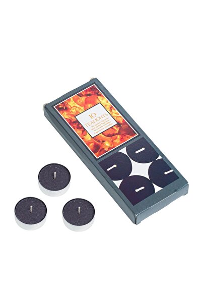 OEM Lumânări Tip Pastila Parfumate Negre Chihlimbar Ø3.5x1.5 cm - 10buc – dec...