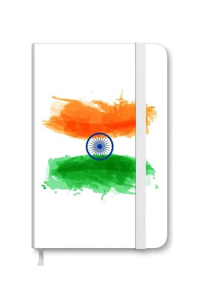 Generic Designer A5 Thick Hardcover Notebook - Blue Chakra Multicolour