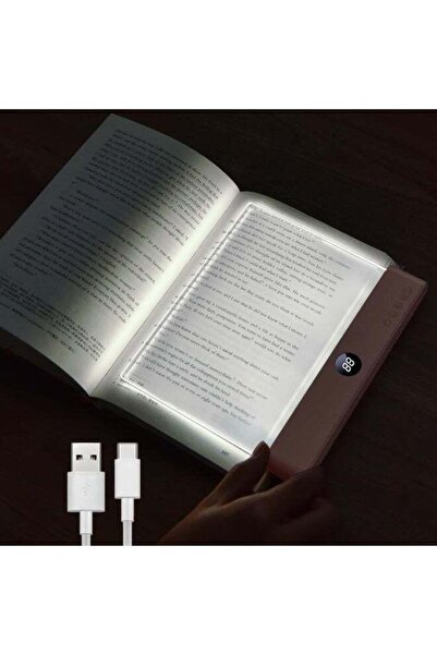 Generic Book Light, Rechargeable Clear LED Flat Reading Light with 3 Colors &...