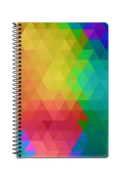 Generic Tropical Prism A5 Spiral Notebook Multicolour