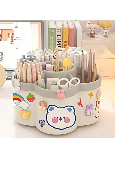 Generic Pen Holder for Desk, 360°Rotating Pencil Pen Holder, Desk Pen Organiz...