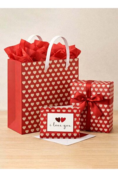 Generic Red Wrapping Paper Pack